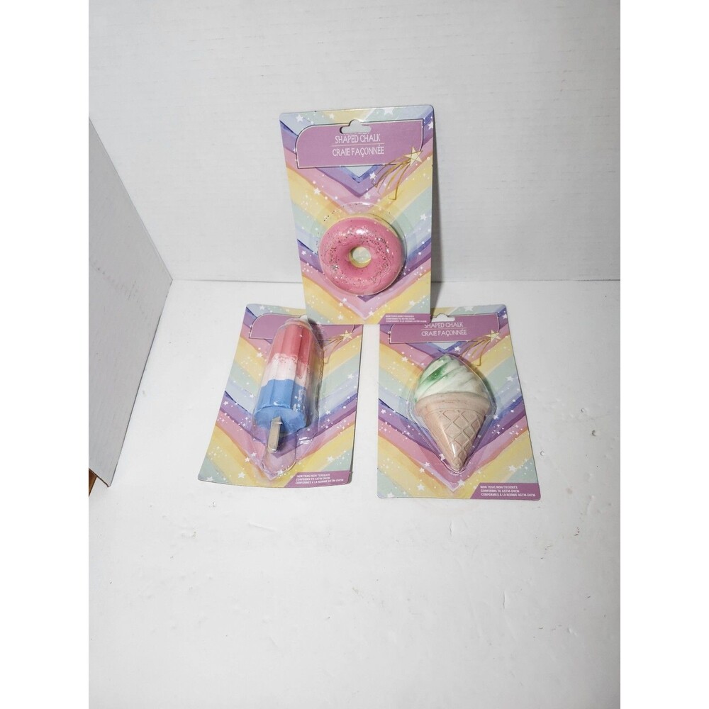Lot Of 3 Food Shaped Chalk